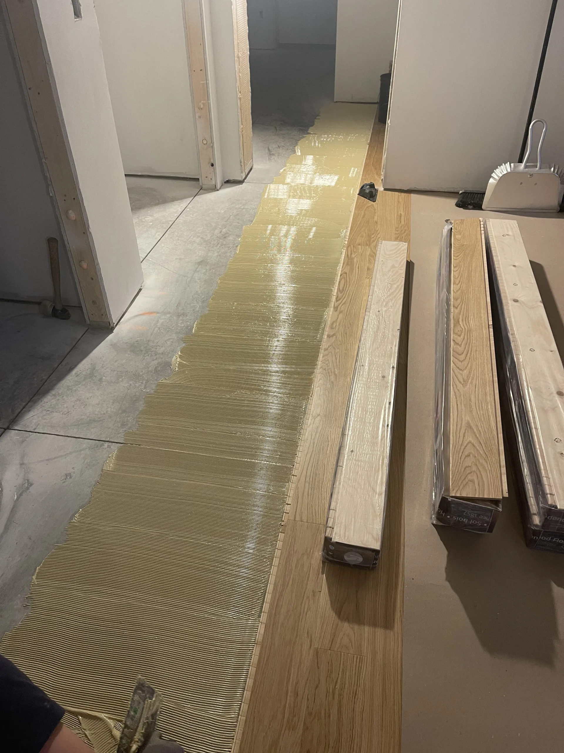 Hardwood floor project